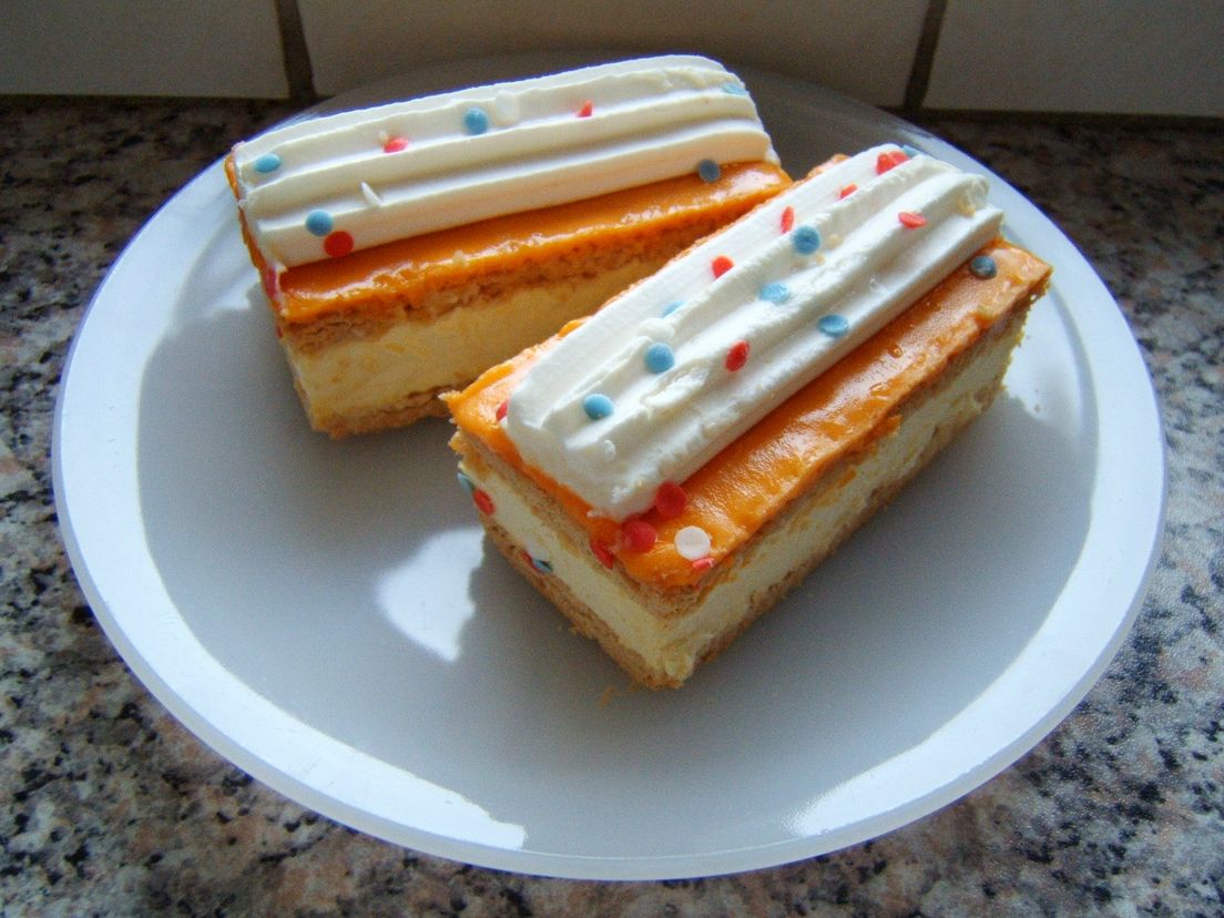 Oranje tompouce