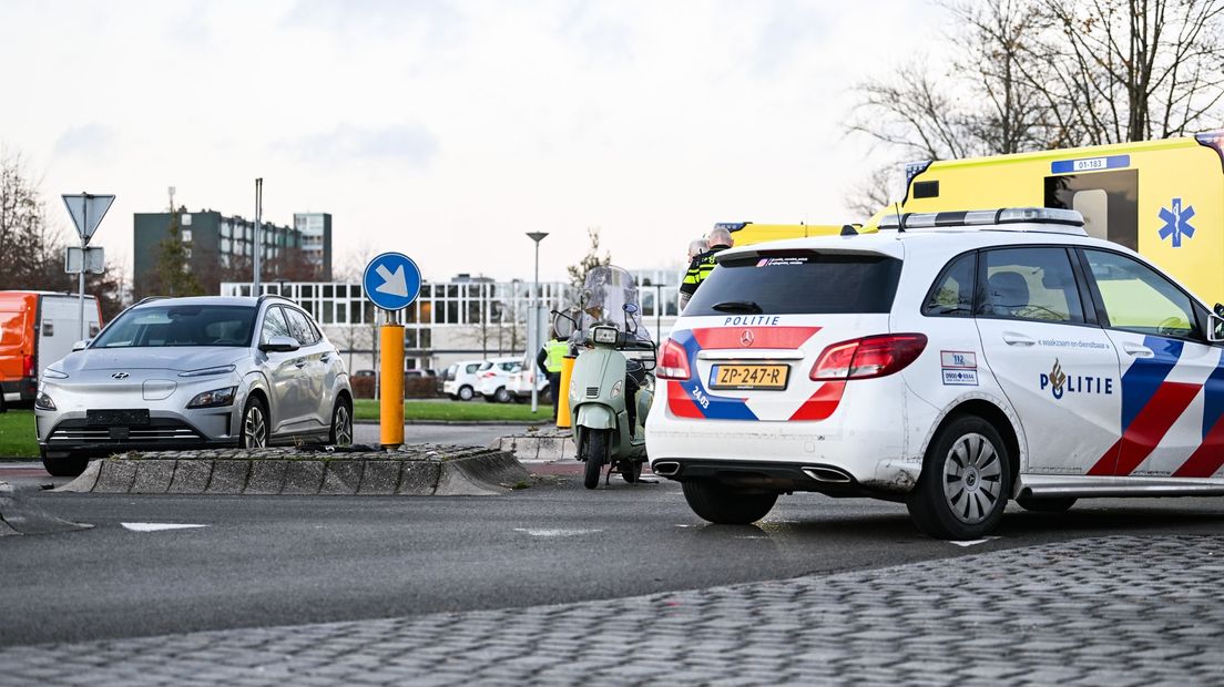 Hulpdiensten ter plaatse in Hoogezand
