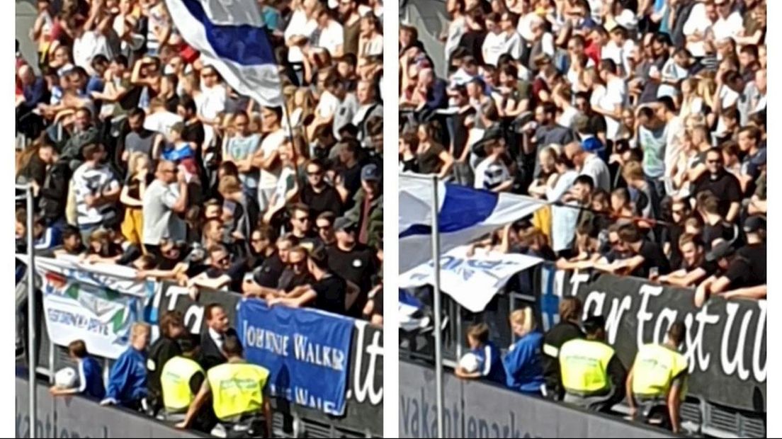 Spandoek van Johnny Walker verwijderd door stewards