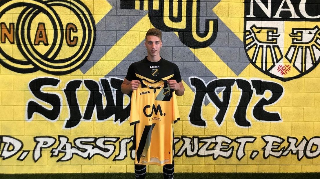 19-jarige Klomp tekent eerste profcontract bij NAC Breda