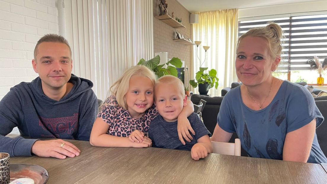 Roelof, Amy, Renzo en Lisanne Slangenberg