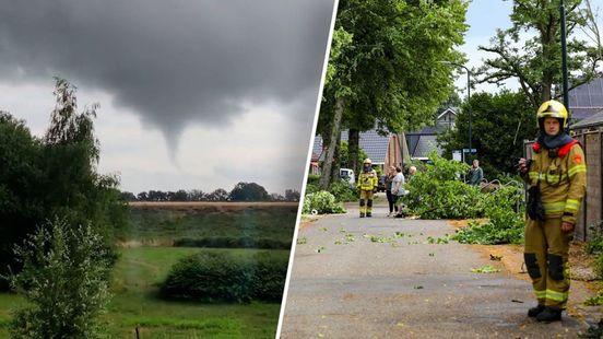 Kleine tornado richt ravage aan in Apeldoorn