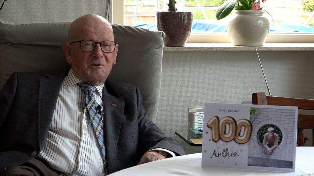 Anthon Vermazen wordt later deze maand 100 jaar.