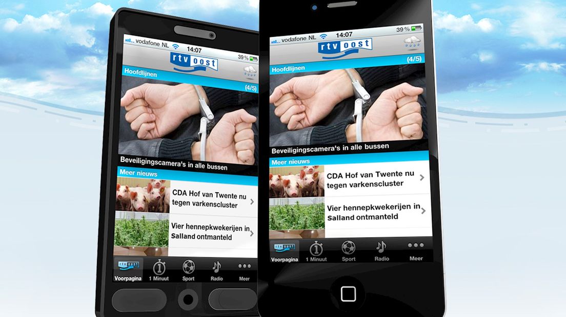 Mobiele app RTV Oost