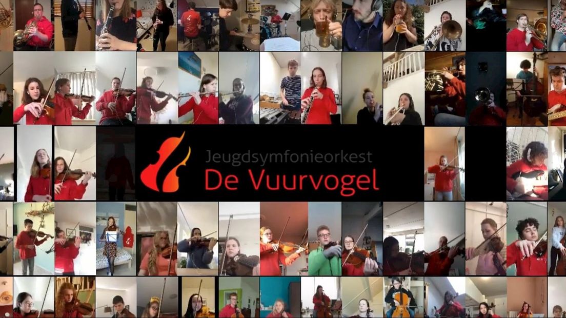 Jeugdsymfonieorkest Vuurvogel Zwolle maakt Stay@Home