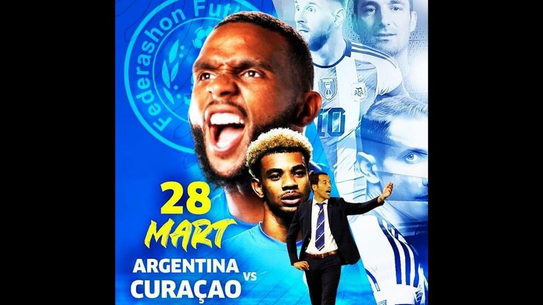 Het is echt waar: Curaçao speelt tegen Argentinië