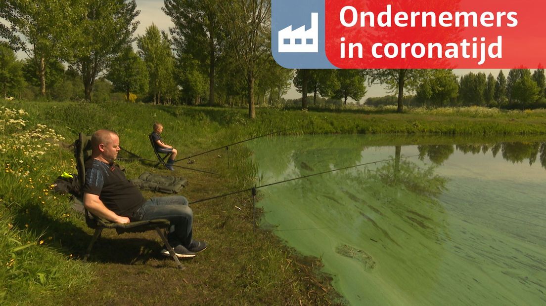 Even staren naar een dobber, weg van huis.