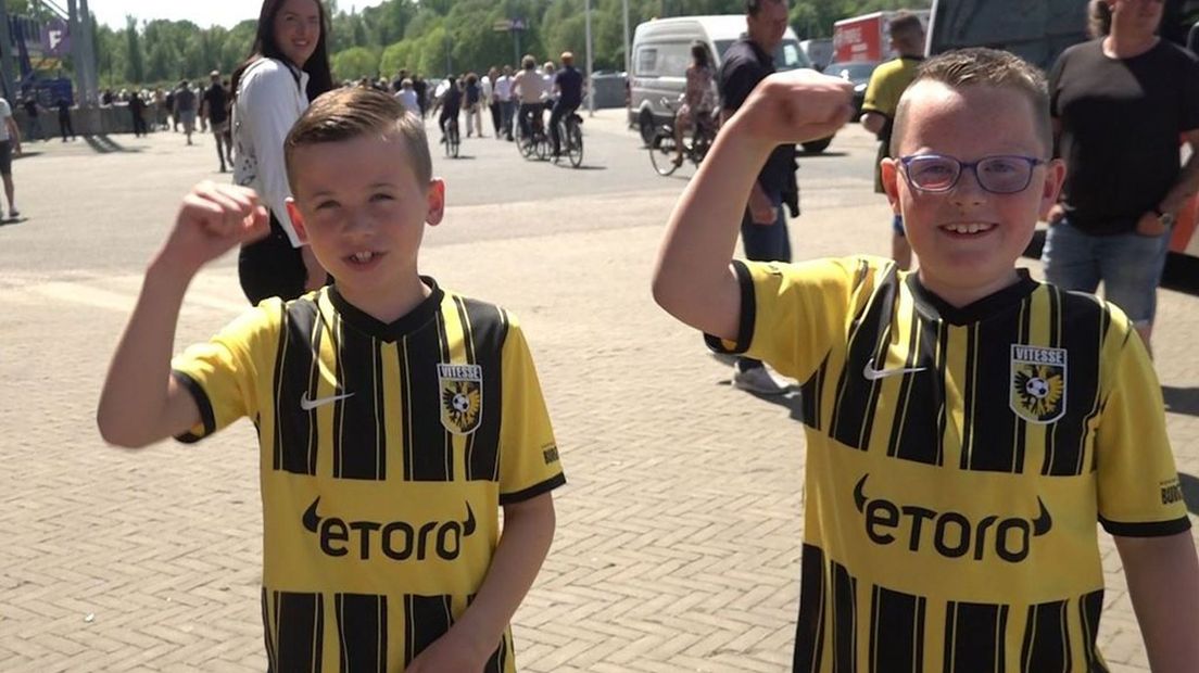 Voor deze jonge fans moeten de meeste hoogtepunten nog komen.