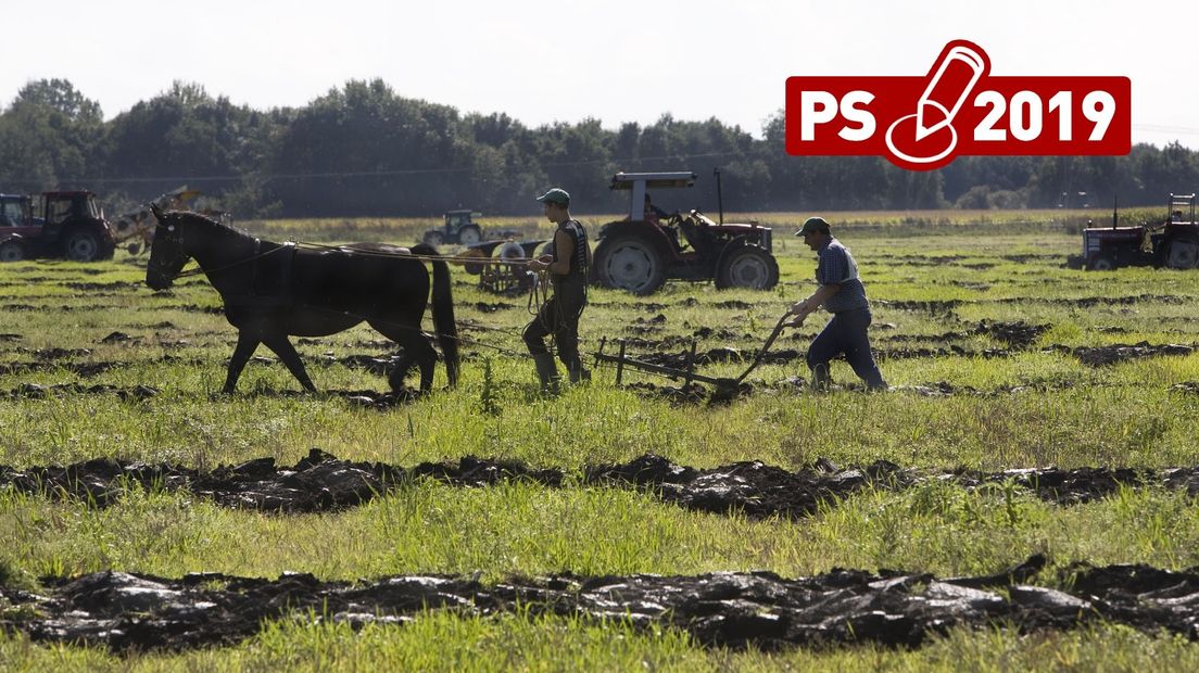 Ploegwerkzaamheden tijdens het NK in Harkstede, in 2007