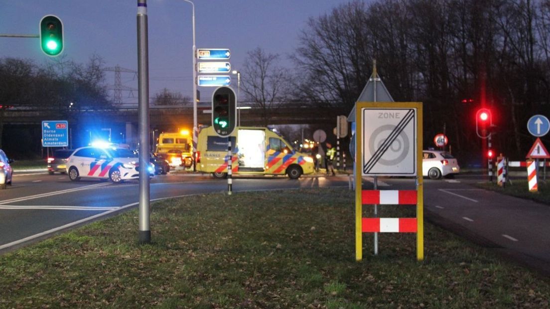 Vier auto's betrokken bij ongeval op N346 bij Delden