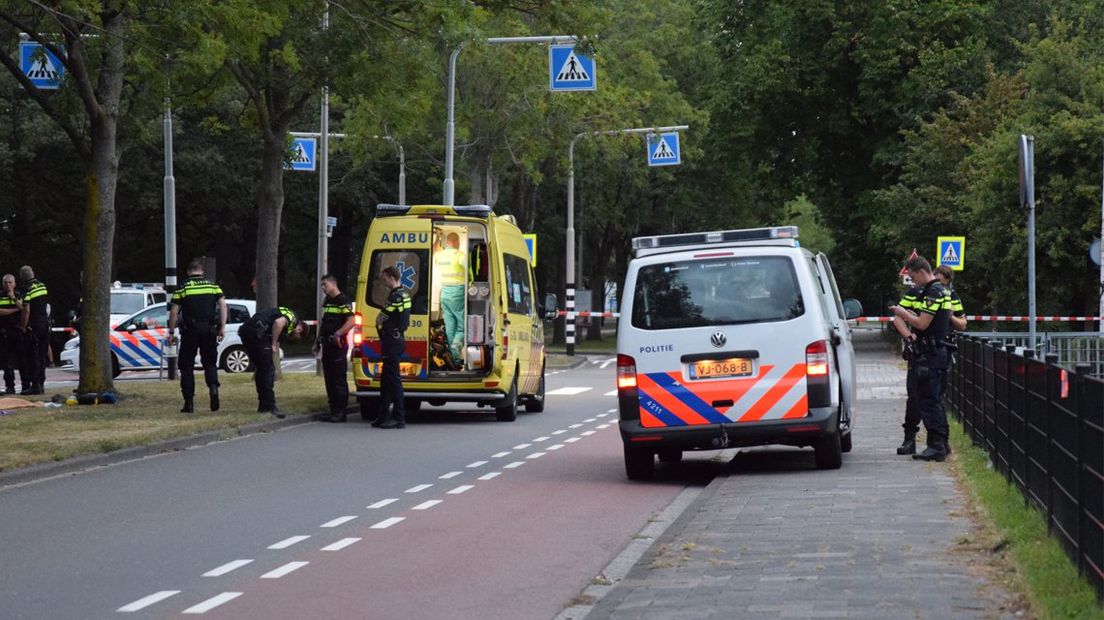 De fatale botsting vond plaats op de Koningin Julianaweg