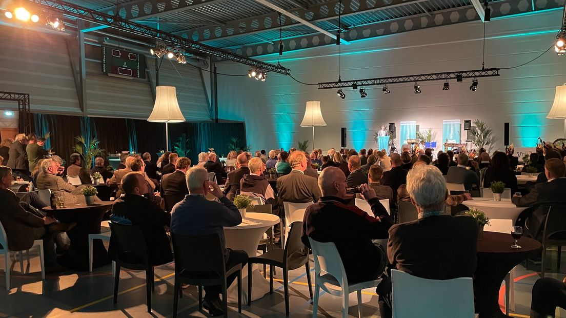 Er waren zo'n 150 mensen aanwezig bij de nieuwjaarsreceptie van Het Hogeland
