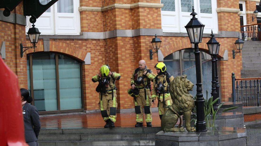 Brandweer bij het Scheveningse Kurhaus