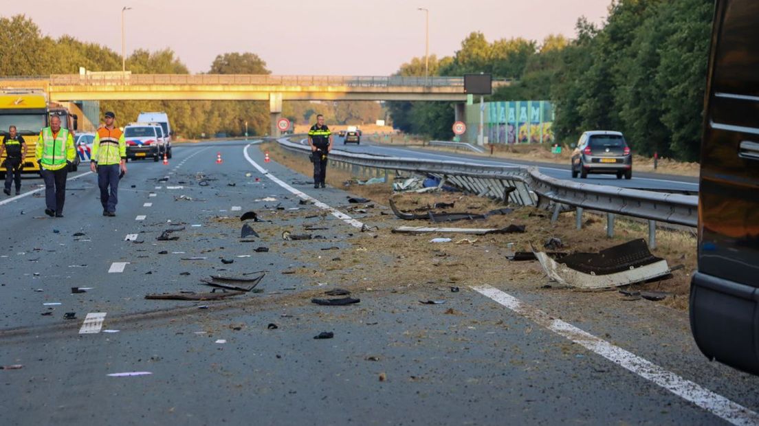 De vangrail raakte beschadigd en moet worden vervangen
