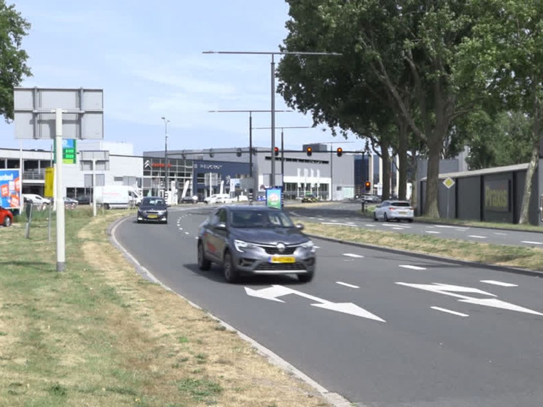 Een deel van de Laan der Verenigde Naties in Dordrecht
