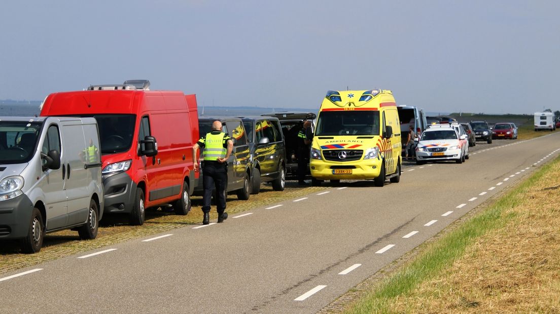 Duiker in de problemen bij duikplek Wemeldinge
