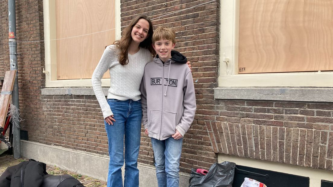 Noor en Berend hebben de zolder opgeruimd