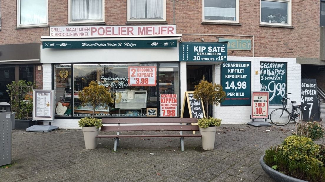 De winkel van Poelier Victor Meijer