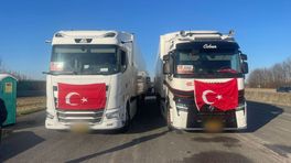 Arnhemmers met konvooi hulpgoederen op weg naar Turkije
