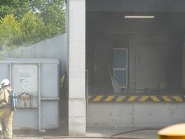 Aldi in Assen ontruimd vanwege brand in persmachine