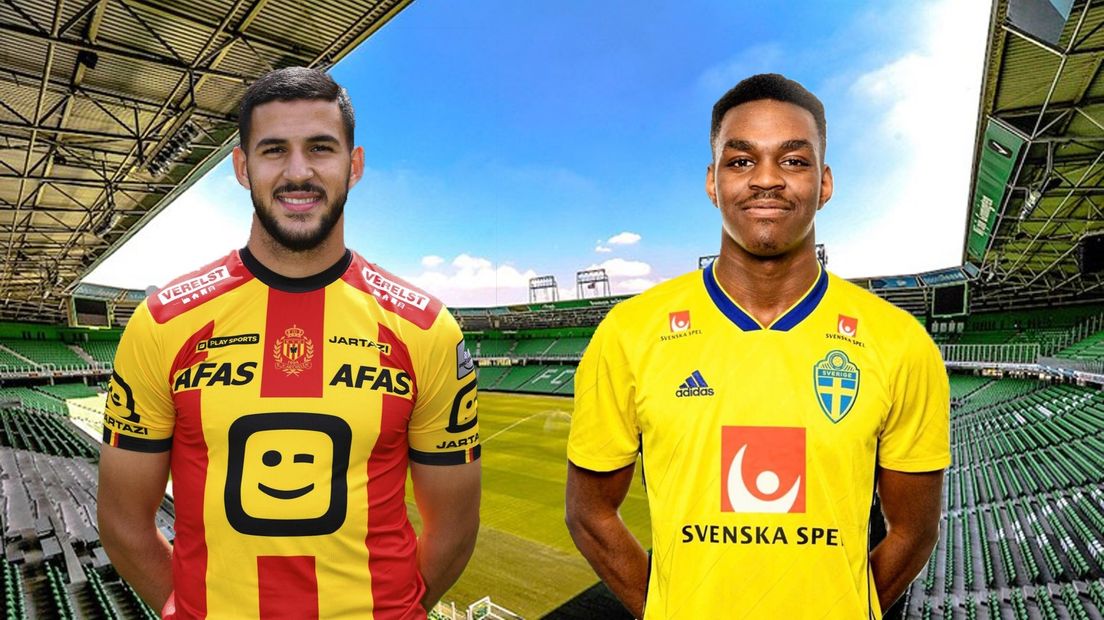 Ahmed el Messaoudi en Joel Asoro moeten de nieuwe versterkingen van FC Groningen worden.