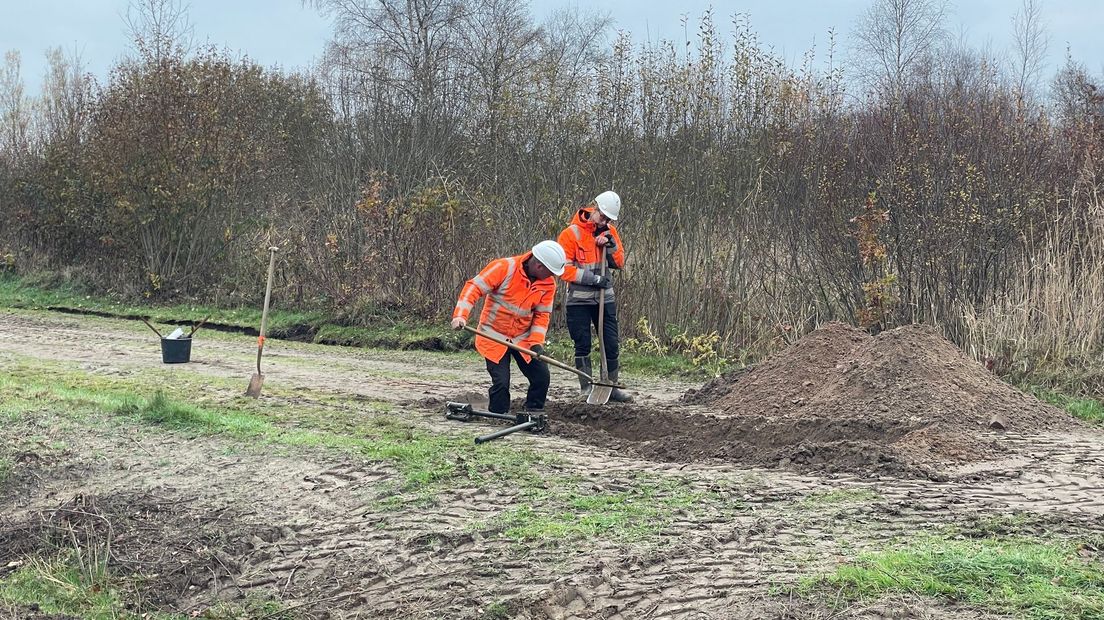 Gezocht wordt naar explosieven en archeologische voorwerpen