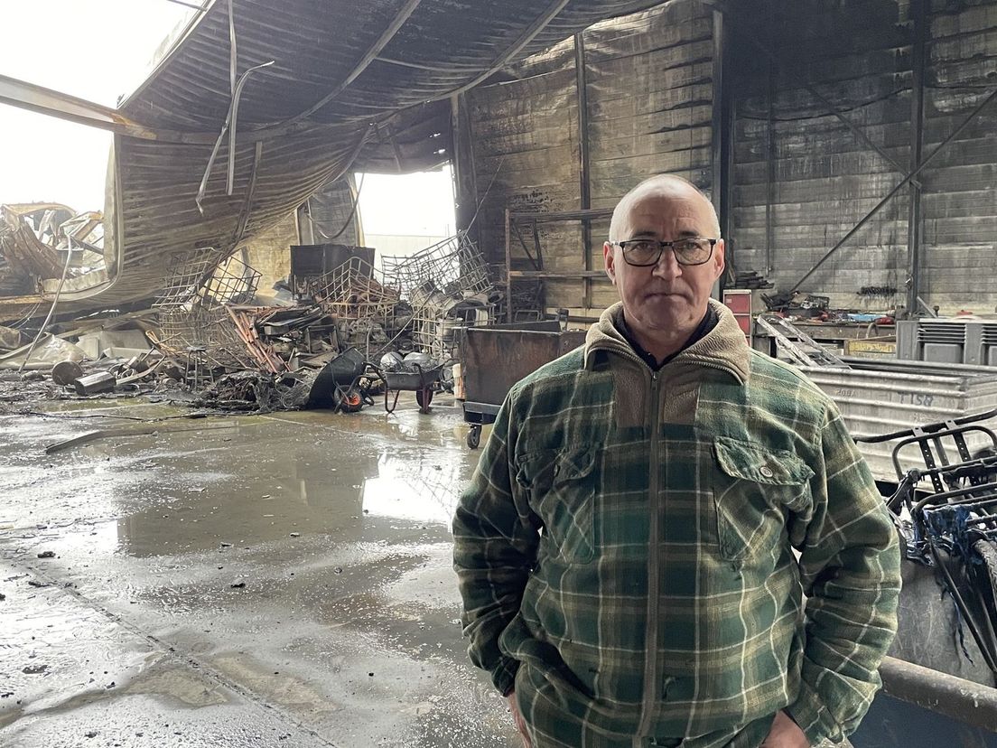 Hans Wever brand Roden loods