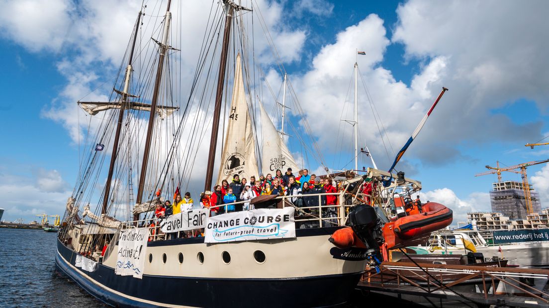 Deze jongeren voeren vergeefs naar de klimaattop in Chili.