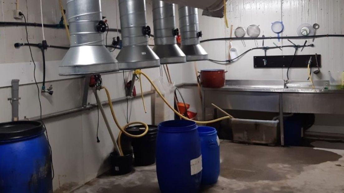 Drugslab in Westdorpe gevonden
