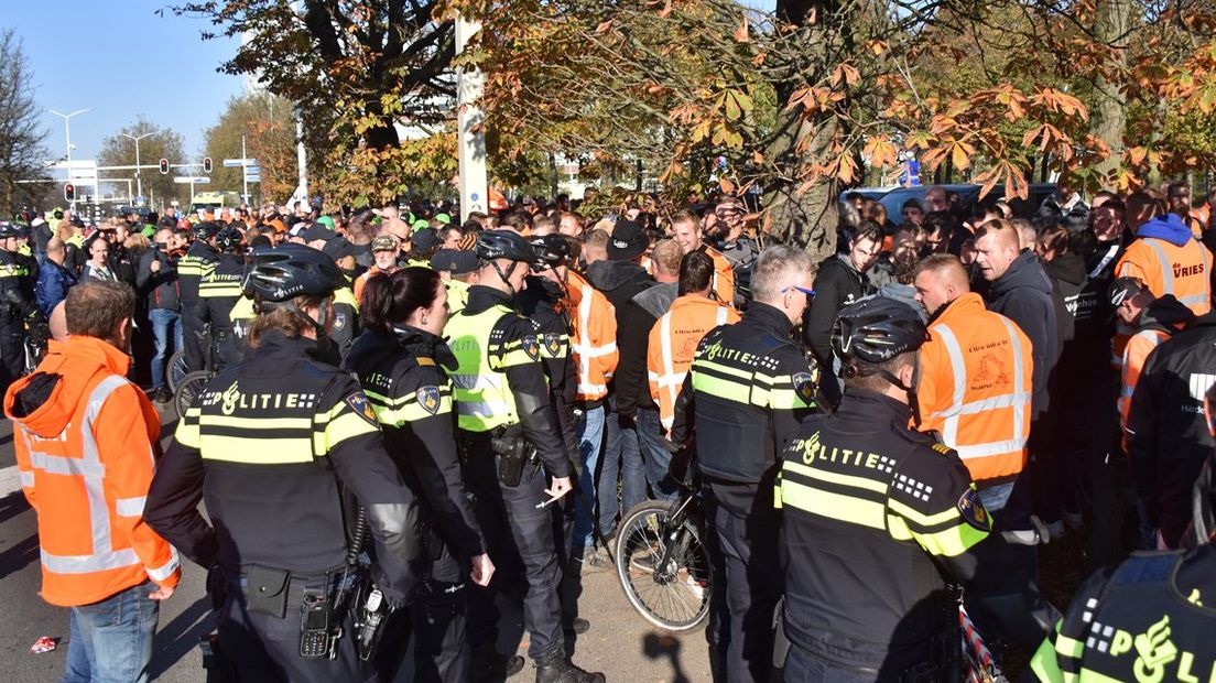 Onrust bij het Malieveld in Den Haag. I