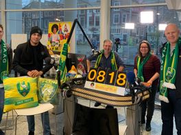 Voedselbank-gezinnen bezoeken wedstrijd ADO Den Haag dankzij actie Sintvoorieder1