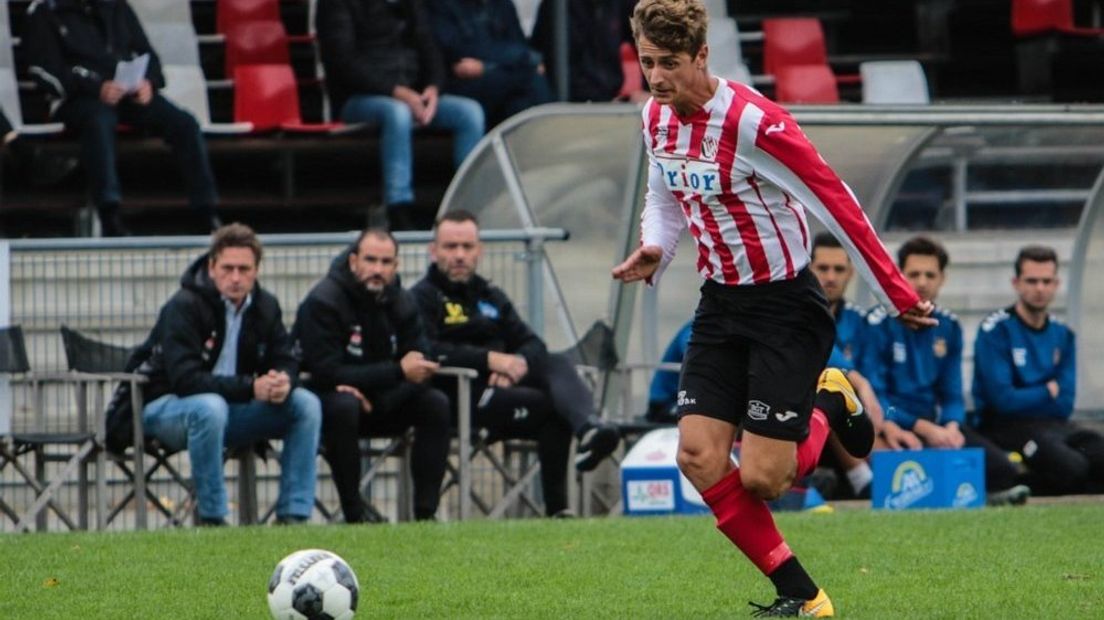 Steve Schalkwijk scoorde drie keer tegen Zeelandia Middelburg