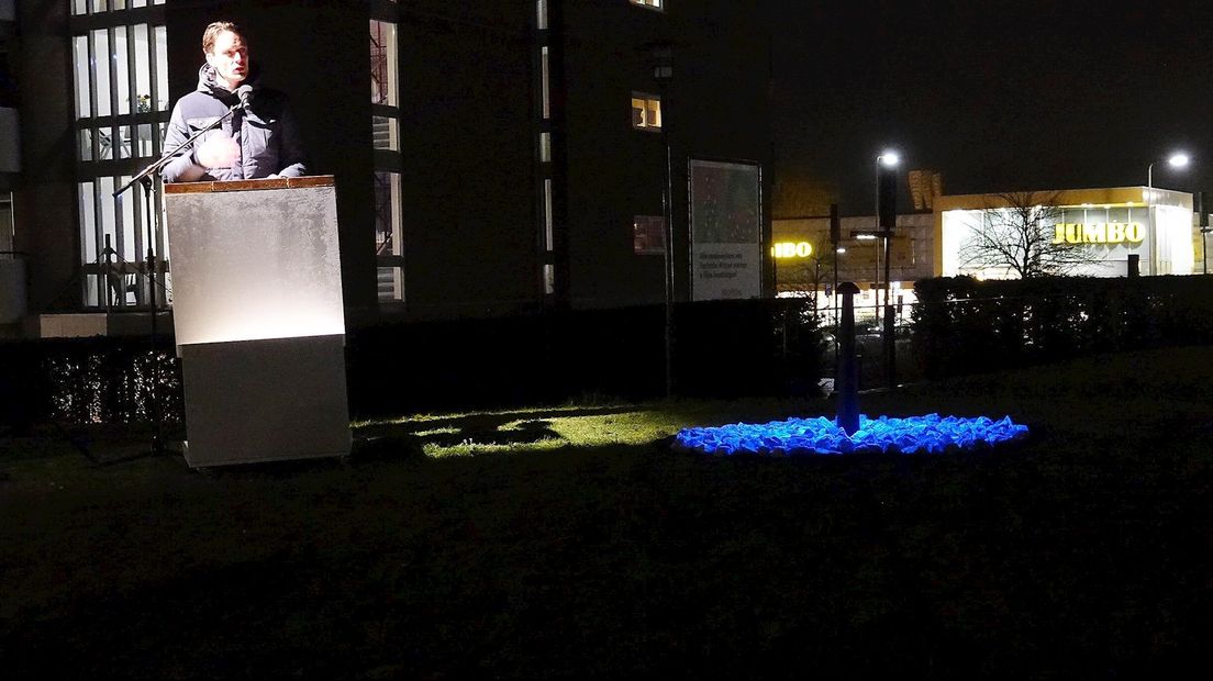 Wethouder Alwin te Rietstap heeft afgelopen vrijdag in Hardenberg het monument onthuld