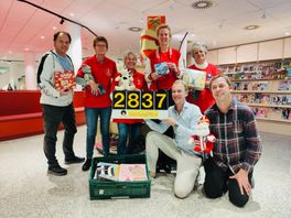 Stand na eerste dag Sintvoorieder1: 2.837 cadeaus ingezameld