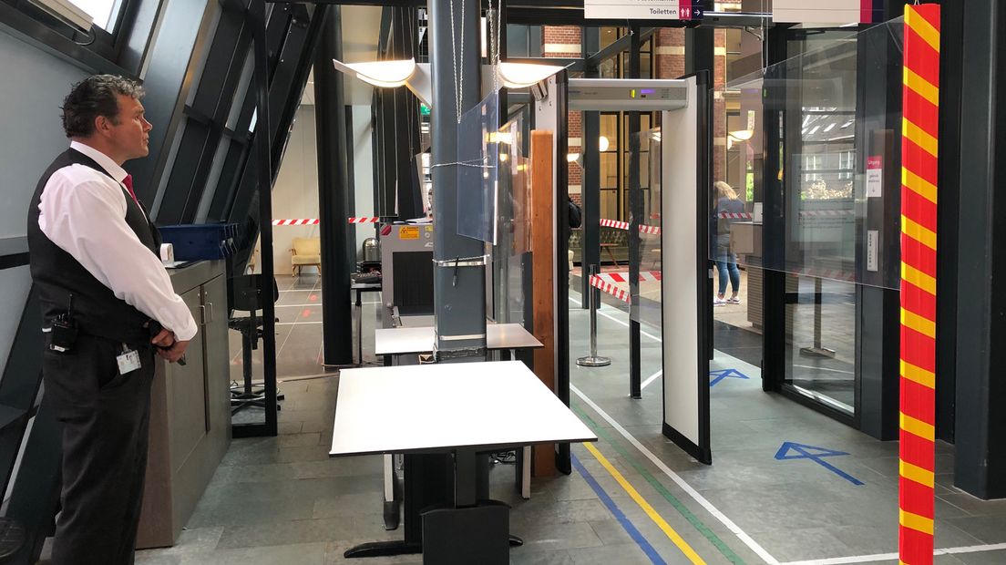 Beveiligingspoort gerechtsgebouw Utrecht