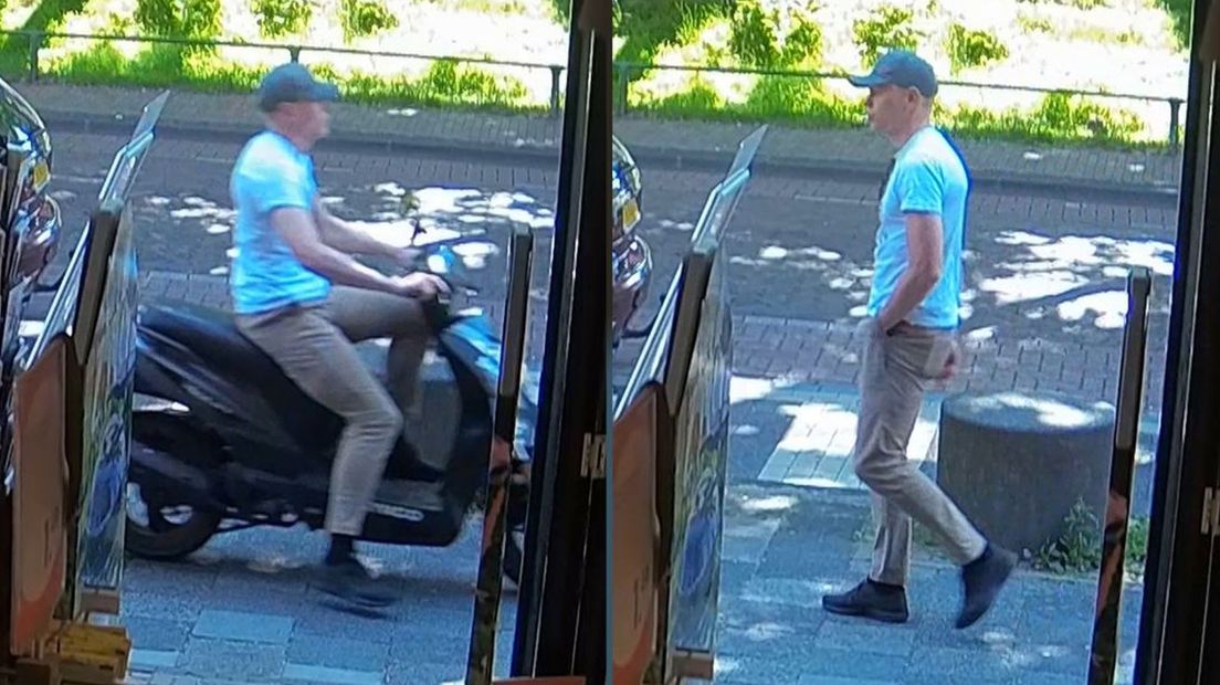 De gezochte man.
