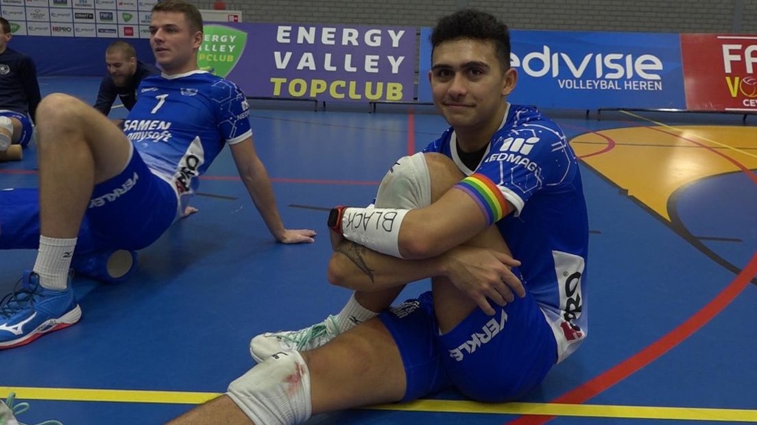 Austin Matautia na een wedstrijd van Lycurgus