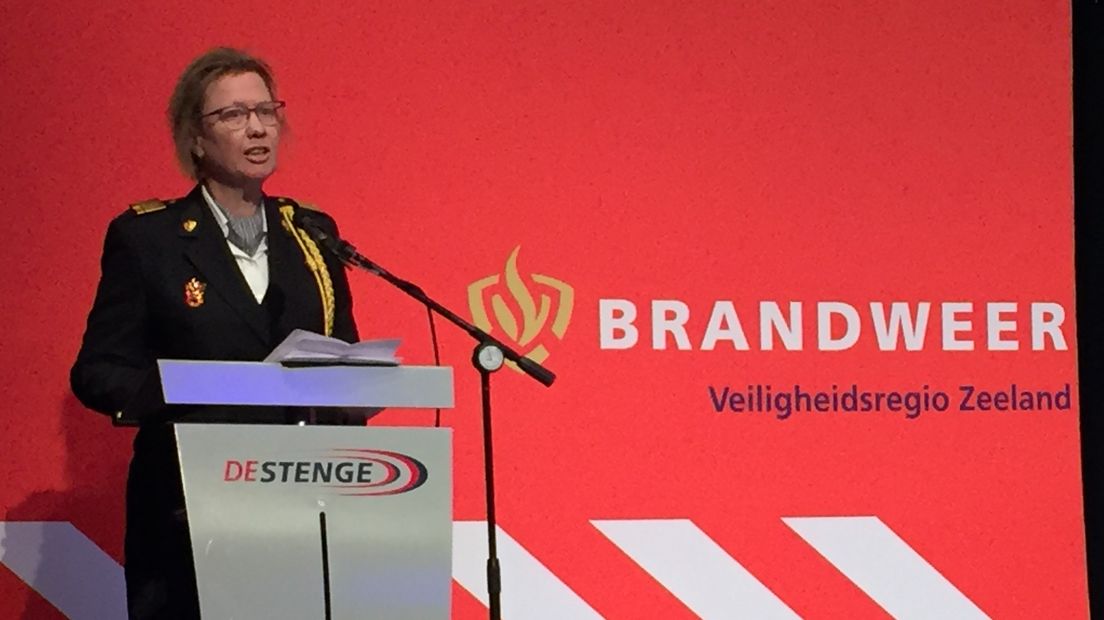 Edith van der Reijden nu aan het hoofd van de Zeeuwse brandweer