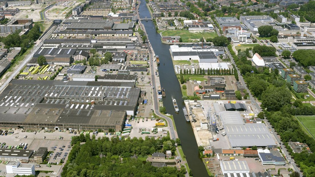 Industrieterrein Schieoevers, waar de woonwijk komt
