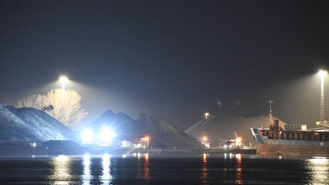 Persoon aangetroffen in Massgoedhaven in Terneuzen.