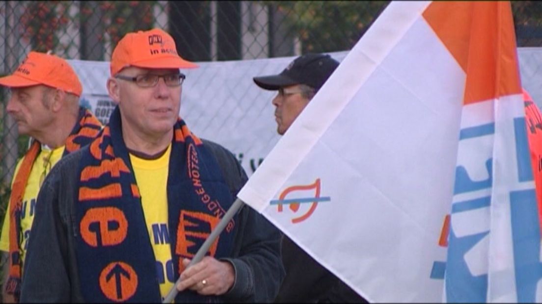 Werknemers metaal staken in Nijmegen