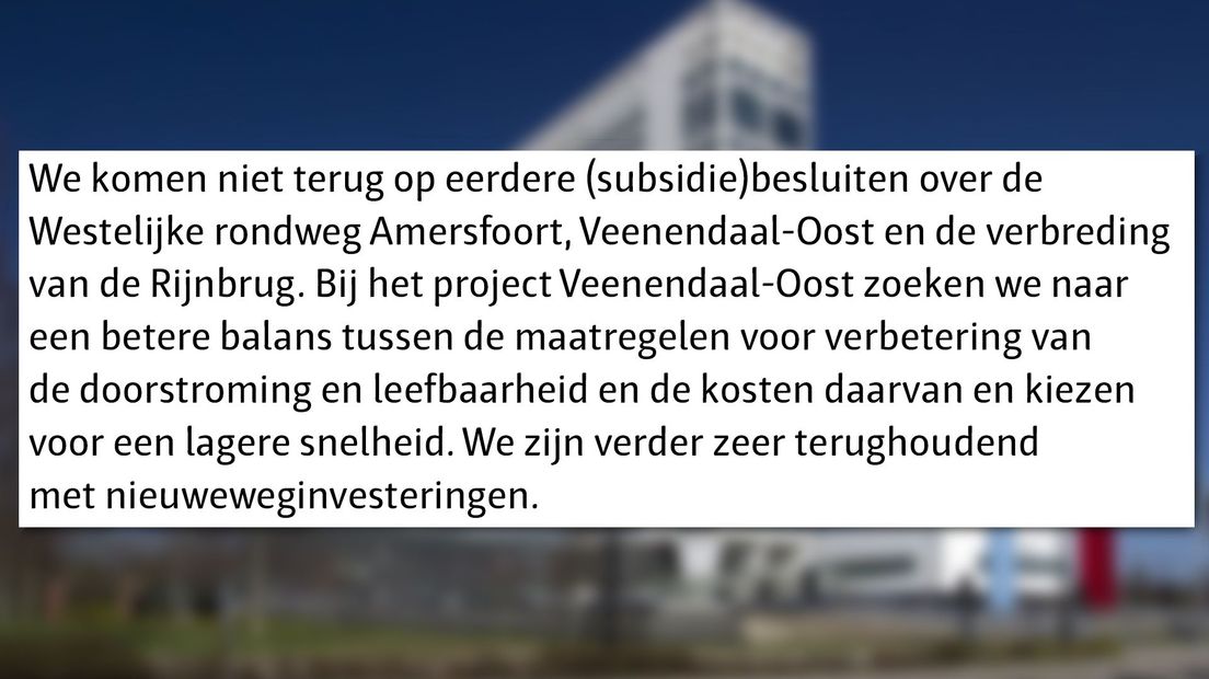 De provincie beloofde oude verkeersbesluiten voor de auto gewoon uit te voeren, maar in de praktijk ligt bijna alles om diverse redenen stil.
