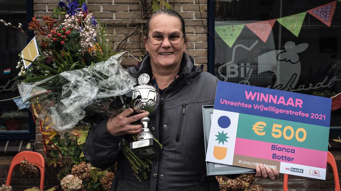 Utrechtse Vrijwilliger van het jaar: Bianca Botter.