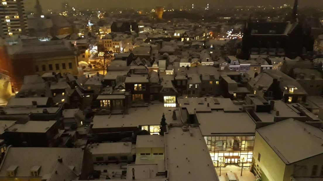 Uitzicht uit de Dom na een sneeuwbui in 2019.