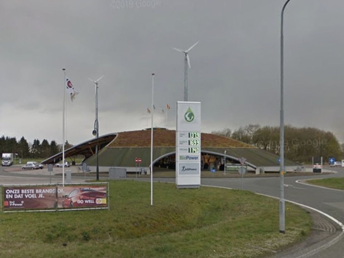 Tankstation Green Planet mag uitbreiden (Rechten: Google Streetview)