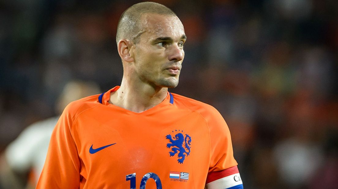 Sneijder speelde 134 keer voor het Nederlands elftal