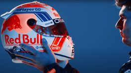 Nieuwe helm voor Max Verstappen: drie kleuren, twee sterren