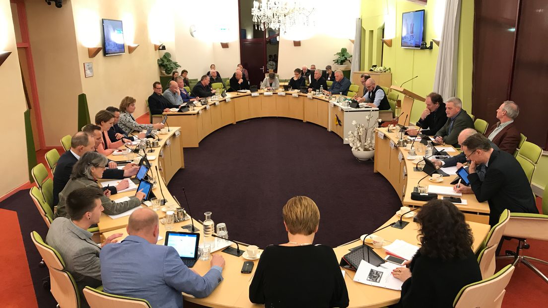 De gemeenteraad van Borger-Odoorn (Rechten: Steven Stegen/RTV Drenthe)