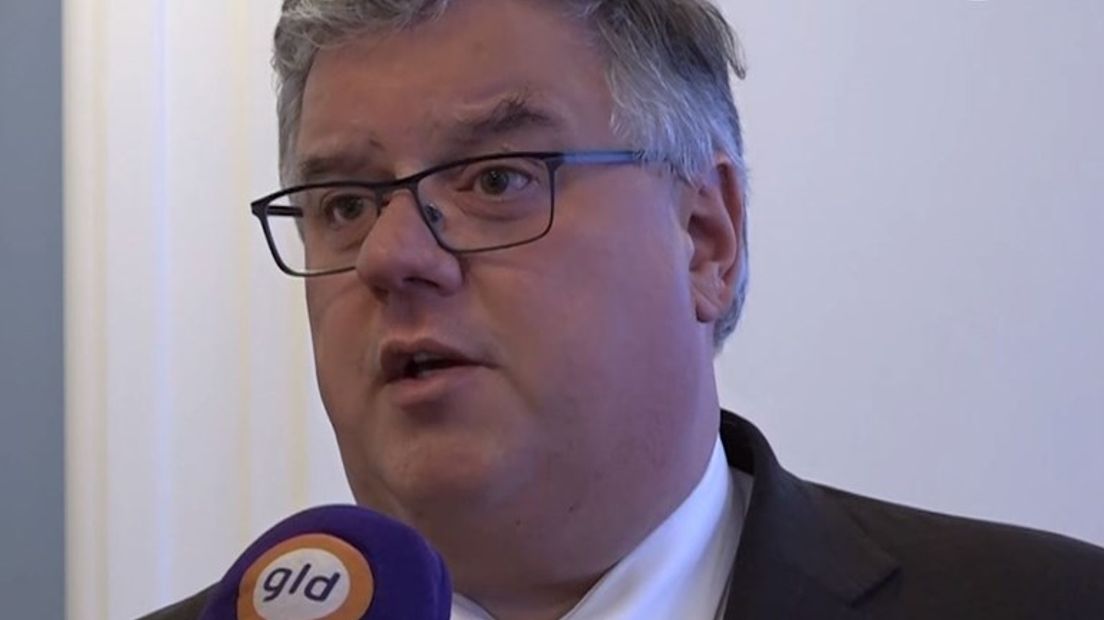 Burgemeester Hubert Bruls van Nijmegen.