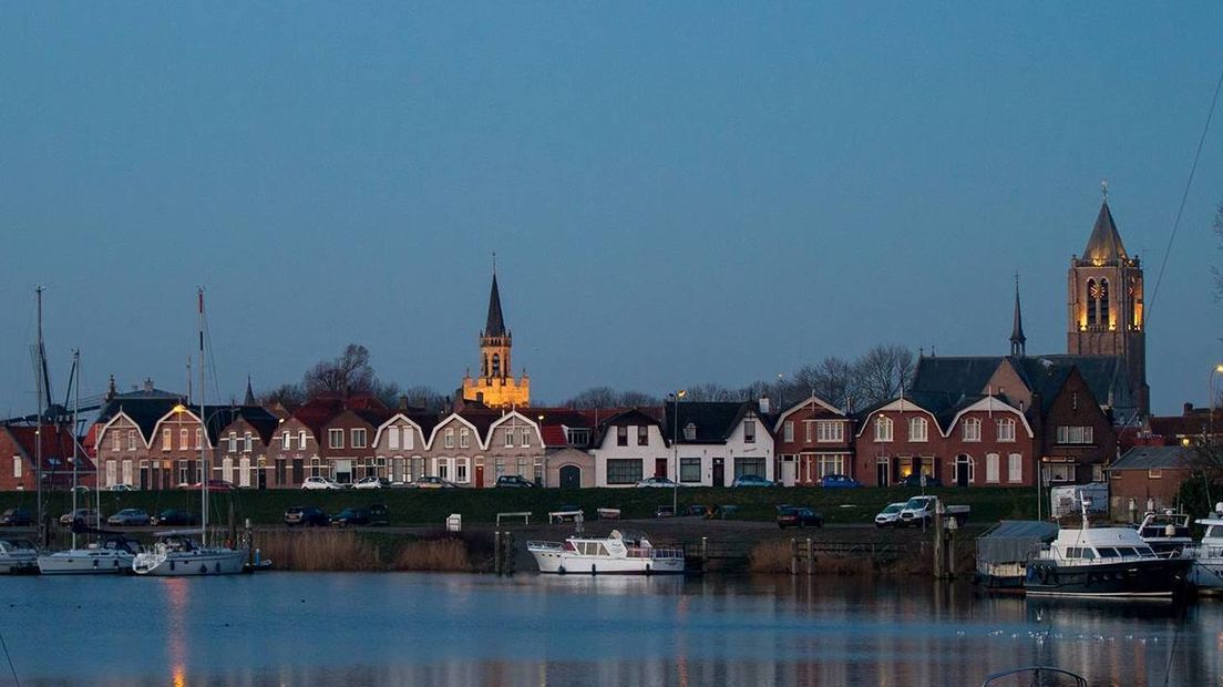 Aanzicht op Tholen-Stad